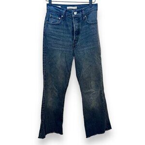 Levi's black Ribcage Flare jean